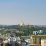 Shwedagon Pagoda, view from Sakura Tower